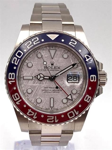 rolex gmt master 2 meteorite for sale|rolex meteorite dial price.